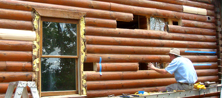 Log Home Repair Union County, Ohio